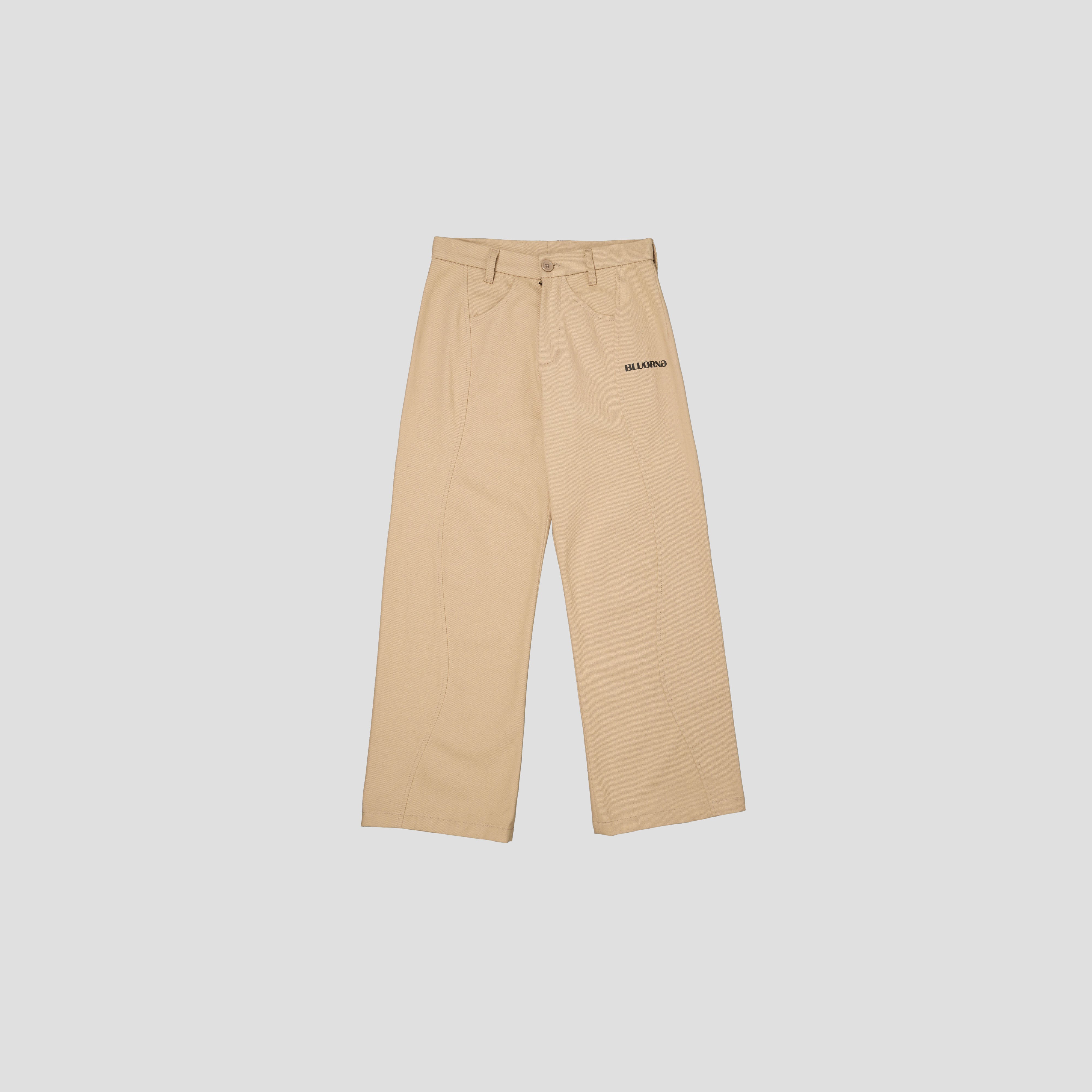 Wavy Beige Pants